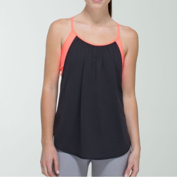 Lululemon Lululemon Tuck Me In Tank Top Soot / Very Light Flare - Picture 1 of 14